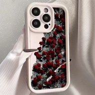 Flower Rose Suitable for Apple 17Promax Phone Case iPhone16 Japan Korea ins15 Cross-Border 14 Foreig