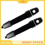 [CloudsMiles] 1Pair Front Left + Right Exterior Door Handle W/Keyhole for   69211-AA010,69211-AA020,