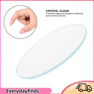 everydayfinds Watch  5PCS Round 37/38/39MM Flat Crystal Lens Glass Replacement Parts Tool(37mm)