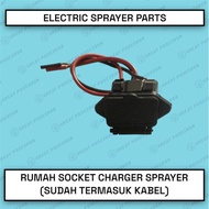 RUMAH CHARGER SPRAYER ELEKTRIK SOCKET CAS AKI BATTERY KNAPSACK UNI