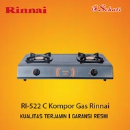 RINNAI RI-522 C Kompor Gas Rinnai 2 Tungku RI522C 522C Garansi Resmi