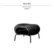 ชุดโซฟาสำหรับพักผ่อนกลางแจ้ง เก้าอี้ปรับเอนได้หวายอลูมิเนียมพร้อมโต๊ะ เฟอร์นิเจอร์สำหรับระเบียงและสว