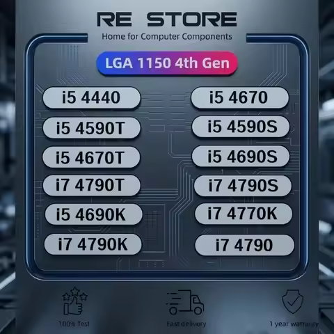 i5 4440 4670 4590T 4590S 4670T 4690S 4690K i7 4770K 4790 4790K 4790S 4790T Core 4th Gen for LGA 1150