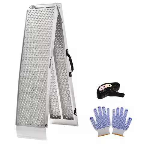 225cm Truck Transport Loading and Unloading Trailer Rack Step Ramp Boarding Extended Ramp Climbing L