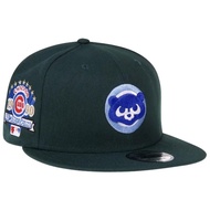 [P.O] NEW ERA 9FIFTY CHICAGO CUBS DARK GREEN SNAPBACK CAP