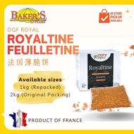 DGF Royaltine Feuilletine 法国薄脆饼 French Biscuit Crunch (Fine crumbled biscuit) Crushed Biscuit 1kg / 