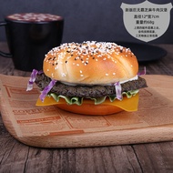 Mô Hình Bánh Hamburger Thực Tế KFC Burger Thịt Bò Bánh Mì Rau Quả Trứng Đồ Chơi Thực Phẩm Mô Phỏng Đ
