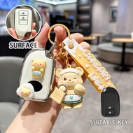 For Toyota Vios 2024 Key Cover Yaris/ Vios/ Ativ 2019-2022 TPU Car Key Case Holder Vios 2024 Accesso