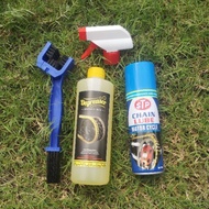 STP Chain Lube + Degreaser + Chain Brush
