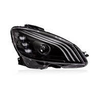 BONINGYU | ไฟ LED ทรง Maybach สำหรับ Mercedes C-Class W204 07-10 ใช้เป็นไฟเดินทางกลางวันและไฟเลี้ยว