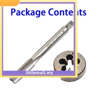 [LLMA]1 set 8V1-32 right-hand V-tire valve mouth thread Straight groove tap & die