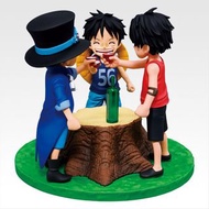 One Piece 海賊王 一番賞 A 賞 Revible Moment 路飛、艾斯＆薩波 三兄弟結拜