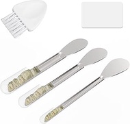 Foosi Capsule Filling Machine Kit for Pill Filler - Micro lab Spoons Spatula Tool for Gel Capsules E