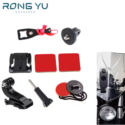 For Insta360 ONE X2 X3 X4 Helmet Mount For Insta 360 GO3 GO 2 Sport Camera Accessoies For GoPro 12 M