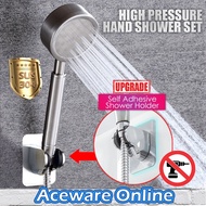 SUS304 Stainless Steel Shower Head Set Head Shower High Pressure Hand Shower Bathroom Shower Set Sho