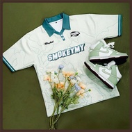 Svg Jersey Daddyhood Svg X Supersunday Smokeymy The Route Retro Collar Jersey Mockup Anime Custom Ba