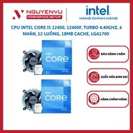 CPU Intel Core i5 12400, 12400F Turbo 4.40GHz, 6 Cores, 12 Threads, 18MB Cache, LGA1700 - Genuine Pr