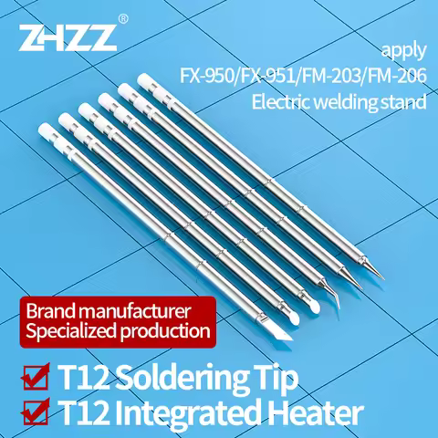 T12 Series Soldering Iron Tips T12-D4 K KU KF D32 D52 D24 D16 D12 ILS High-quality HAKKO T12 Replace