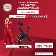 Xe đạp tập KINGSPORT KS-106 khung khung sườn chắc chắn tích hợp đồng hồ đo lường chỉ số cân nặng p