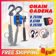 Chain Block 0.5Ton / 0.25Ton / 0.75Ton X 1.5M Chain Cadena Lever Hoist Lever Block Lock Heavy Duty C