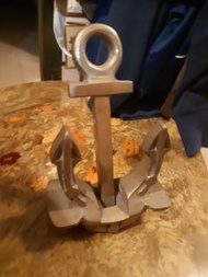 vintage brass anchor 19x12x6 cm, about 4 lbs