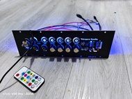 ชุดเพลท AS21P พ่วงคาราโอเกะ เดินระบบไฟ ไม่เอาแอมป์  วัดแบตธรรมดา มีไฟled มีusb