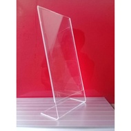 Acrylic table brochure holder 21x11cm