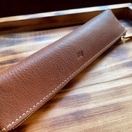 VULCAN Goatskin leather 細膩紋路 袋鼠皮/山羊皮 三角筆袋