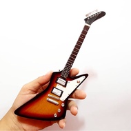Miniature Guitar Explorer Sunburst James Hetfield Metallica Free Exclusive Box and Miniature Stand