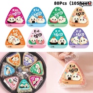 NA 80pcs Triangle Onigiri Rice Ball Sushi Seaweed Bag Accessories CCD