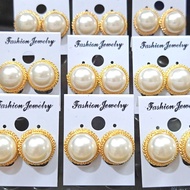 Anting Tusuk Sumpel Alpaka Mutiara Aksesoris Perhiasan Baju Adat Kebaya Bali