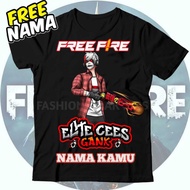 Children's CLOTHING T-SHIRTS FF FREE FIRE ELITE CEES GANK VERSION SG OPM FF CHILDREN'S TSHIRT GAME F