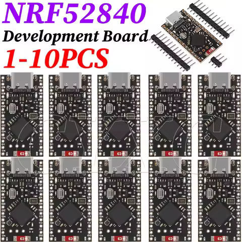 1-10PCS Pro Micro NRF52840 Development Board Compatible With Nice!Nano V2.0 Bluetooth Charging Manag