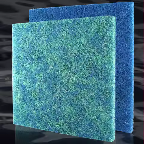 Aquarium Filter Bio-sponge Three-color Rattan Cotton Pond Foam Fish Tank Filter Media Pad Bio. Spong