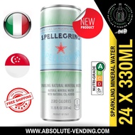 [CARTON] SAN PELLEGRINO Essenza Natural Sparkling Mineral Water 330ML X 24 (CAN) - FREE DELIVERY within 3 working days!