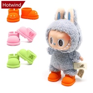 HOTWIND (No Doll) For 17cm labubu Shoes Suitable for 10/15 Cotton Dolls Outfit Boots Toys Casual Spo