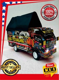miniatur truk oleng/ truk oleng miniatur/ miniatur truk canter/ Isuzu/ miniatur truk termurah/ miniatur truk kayu