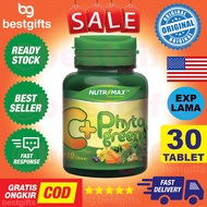 NUTRIMAX C+ C PLUS PHYTOGREEN PHYTO GREEN VITAMIN C ANTIOKSIDAN KEKEBALAN DAYA TAHAN TUBUH 30 TABLET