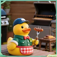 [doverywell]   Duck Figurine for Office Decor Bbq Duck Table Decoration Bbq Duck Figurine Resin Coll