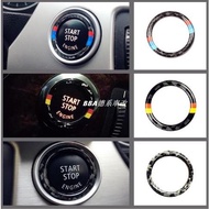 09-15 BMW BMW Z4 E89 e90 e92 e93 Carbon Fiber One-Button Start Decorative Ring Sticker Interior Modi