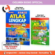 Atlas Latest Edition Atlas Global Indonesia-World 38 Propinsi Indonesia.