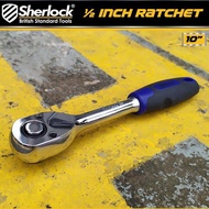 Sherlock 1/ 2 Inch Ratchet Ratchet Handle/ 1 2 Inch 10"