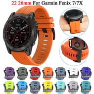 26mm Wristband Replacement for garmin fenix 6X 6 Pro 5 5X Plus 3 3HR Smartwatch Silicone Band Fenix