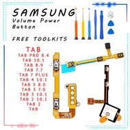Power Volume Button Samsung Galaxy Tab 8.9 7.7 7 Plus 4 3 2 10.1 8.0 7.0 Pro 8.4