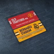 English Premier League Car Sticker Manchester United Liverpool Chelsea Arsenal Reflective Decal