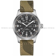 HAMILTON H70535031 Men's Watch Khaki Field Day Date Automatic 42mm Textile Strap Beige *Original