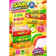 30pcs Hepin Sour Gummy Stick (Gula Gula Kunyah Perisa Buah-Buahan) HALAL