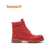 Timberland Men's Timberland® Premium 6-Inch Waterproof Boot Wide Medium Red Nubuck Wide