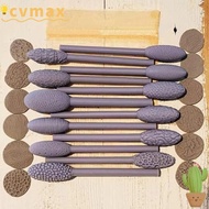CYMX Texture Tool Sets For Clay, Clay Art Hand Art Clay Modeling Roller, Rolling Emboss Plaids DIY A