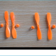 2*75Forward and reverse propeller blades, airplane propellers, steering gear, model aircraft toy acc